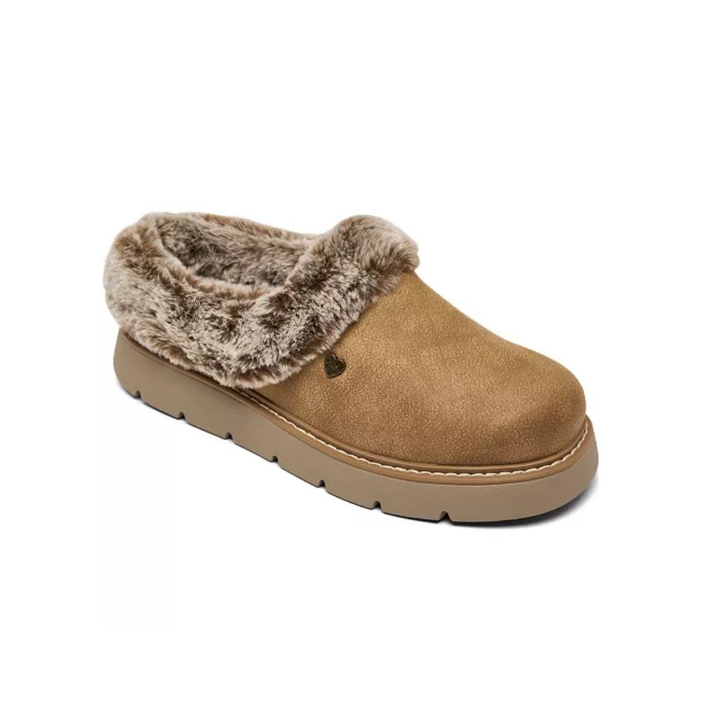 Bobs from Skechers Brown Keepsake Lite Cozy Blend Slippers Sz.9 NWT